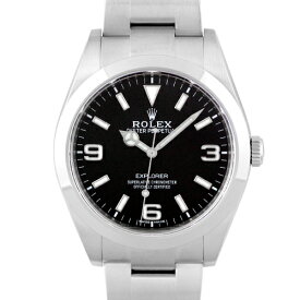 ロレックス ROLEX エクスプローラー1 214270 SS 39mm ブラック文字盤 【送料無料】【中古】【メンズ】【腕時計】