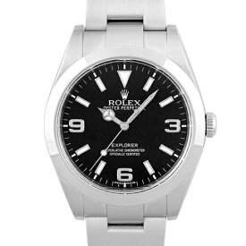 ロレックス ROLEX エクスプローラー1 214270 SS 39mm ブラック文字盤 【送料無料】【中古】【メンズ】【腕時計】