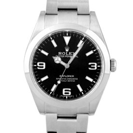 ロレックス ROLEX エクスプローラー1 214270 SS 39mm ブラック文字盤 【送料無料】【中古】【メンズ】【腕時計】