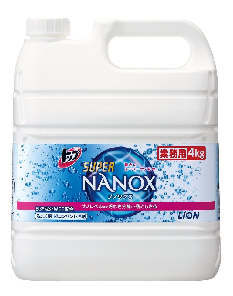 ライオン　スーパーナノックス　4kg　衣料用液体洗剤