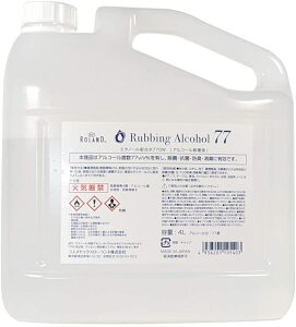【送料無料(一部地域除く)】ローランド アルコール配合水77 OW 4L