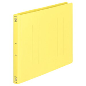 コクヨ  フ-H15Y フラットファイル PP表紙 樹脂製とじ具 2穴 A4横 150枚収容 黄