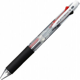【送料無料】【まとめ買い10本】三菱　ジェットストリーム　4色ボールペン　SXE4-500-07　透明