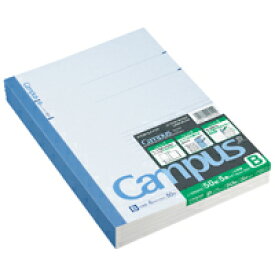 【送料無料・一部地域除く】【まとめ買い10冊】コクヨ ノ-5BN×5　ノート キャンパスノート B5 B罫 50枚 5冊パック