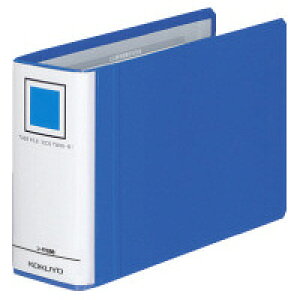 【送料無料・一部地域除く】【まとめ買い4冊】コクヨ フ-RT658B チューブファイル<エコツイン>B6横型(E) 収納幅5cm 青