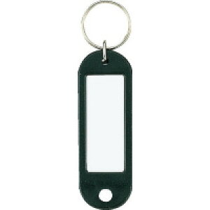 【送料無料・一部地域除く】【まとめ買い50個】コクヨ ナフ-200D キーホルダー型名札  黒 片面表示用 カード寸法42×17mm