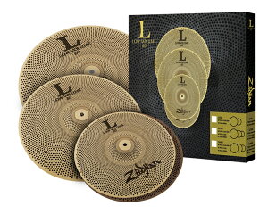 Zildjian �W���W���� L80 Low Volume ���[�{�����[�� 14/16/18�C���` �V���o���Z�b�g �n�C�n�b�g �N���b�V�� ���C�h �É� ������K