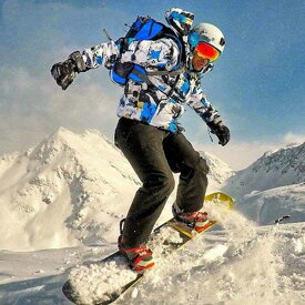 スキーウェア メンズ 迷彩 スノーボードウェア ジャケット 上下2点セット スノーウェア 大きいサイズ