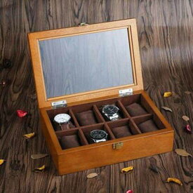 腕時計ケース 収納ケース 高級収納ボックス ウォッチケース コレクション 箱 展示 インテリア おしゃれ 木製 8本入