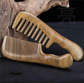 木製つげ櫛 櫛 くし ヘアブラシ ブラシ 静電気防止 ロングヘアー レディース 巻き髪 耐摩耗性