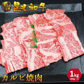 黒毛和牛 カルビ 1kg (500g×2パック) 厳選 焼肉 パーティ　バーベキュー お肉 お取り寄せ お取り寄せグルメ