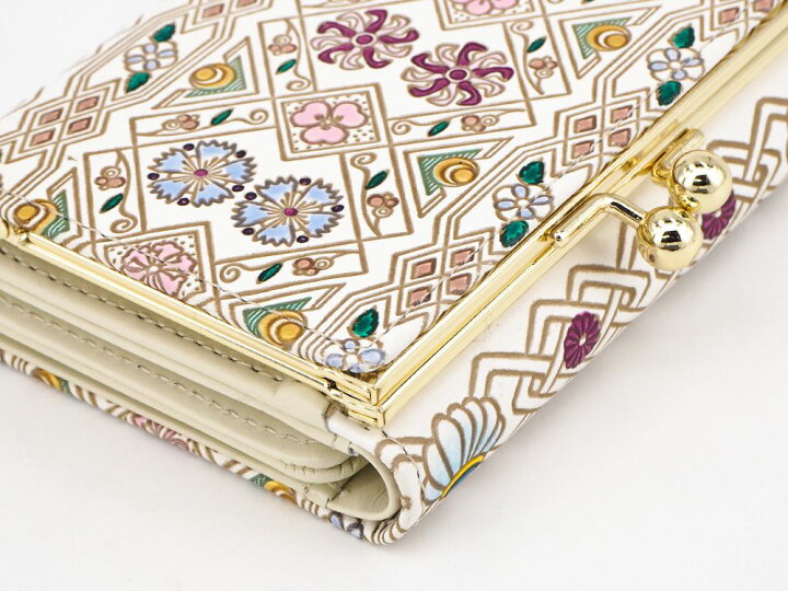 楽天市場】【可愛い皮革伝統工芸 文庫屋「大関」】花菱 三つ折りミニ  