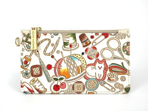 【可愛い皮革伝統工芸 文庫屋「大関」】ソーイング すっきりカードケース