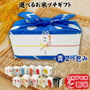 引っ越し挨拶ギフト お米のプチギフト 青色 2つ包み（2銘柄）令...
