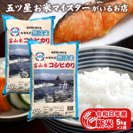 令和8年産 新米 富山県産 無洗米こしひかり 10kg 令和8年 精米 コシヒカリ 白米 5キロ×2袋 仕送り ご飯 入学内祝い 引っ越し 挨拶 名入れ ギフト 年寄り 一人暮らし 敬老の日 お米 贈り物 お祝い返し 食品 プレゼント 米 食べ物 のし対応