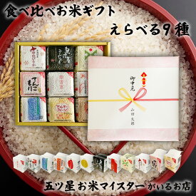 令和6年産 2合×9袋（300g×9袋） 選べる9種セット 食べ比べ ギフトセット 引っ越し 挨拶 入学内祝い お礼 お祝い返し 米 内祝い お返し お祝い お歳暮 お米 プレゼント プチギフト ギフト 年寄り 一人暮らし 仕送り ご飯 入園祝い 入学祝い 就職祝い 食べ物