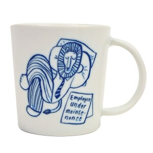 マグカップ 美濃焼 焼物 マグ カップ コップ コーヒーカップ ティーカップ 330ml レンジ対応 食洗機対応 CupOfTherapy aito製作所 食器 手作業 動物 イラスト ユーモア おしゃれ ティータイム 大人