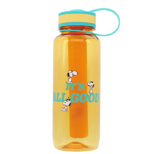 保冷ボトル スヌーピー 水筒 クリアボトル PEANUTS ドリンクボトル ICETUBE クリア アイスチューブ付き 軽い 軽量 持ち運び ジム 子供 大人 キッズ プチプラ かわいい 女の子 男の子 おすすめ 直