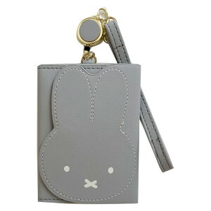 ミッフィー パスケース 三つ折り カードケース miffy かわいい 女の子 うさぎ ミッフィーグッズ 新作 ストラップ付き ストラップ フェイスシリーズ ポケット 中学生 高校生 大学生 女子高校生