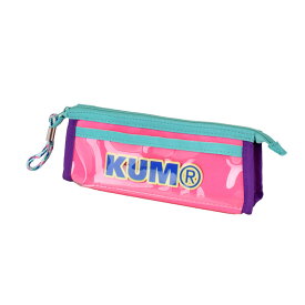 ＼10%OFFクーポン発行中／ KUM カラーブロックペンケース ペンケース 筆箱 筆入れ 可愛い シンプル クム ペンポーチ ポーチ 小物入れ レディース 小学生 中学生 文房具ドイツ 低学年 高学年 カワイイ お洒落 ロゴ 個性的 レトロ トレンド 学校 塾 学生 ふでばこ ネオン