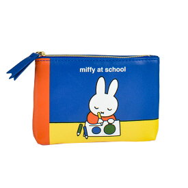 【スーパーSALE限定 50%OFF】ポーチ miffy ミッフィー 絵本シリーズ ポーチ ティッシュポケット付き ティッシュケース ティッシュ かわいい おしゃれ シンプル ミッフィーちゃん 小物入れ 小物 雑貨 小さめ キャラ キャラクター レディース ファスナー プレゼント ギフト
