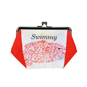 ポーチ 小物入れ レオ・レオニ がま口 ポーチ コスメポーチ マチあり 俵型 たわら シンプル プレゼント 日本製 レディース 女の子 女性用 ペンケース 誕生日 ギフト 贈り物 スイミー フレデ