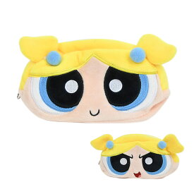 ひっくり返せる ポーチ パワーパフガールズ ひっくるん ペンポーチ 筆箱 ふわふわ ぬいぐるみ キャラ かわいい 女の子 レディース お顔 キャラポーチ 女子高校生 パワー パフ ガールズ 女子中学生 キャラポーチ コスメポーチ 化粧ポーチ