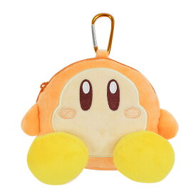 星のカービィ カラビナ付きぬいぐるみファスナーマスコット ふわふわ バッグに付けられる カラビナ付き ワドルディ カービィ カービー マスコット 小物入れ ミニポーチ かわいい 可愛い ぬいぐるみ 任天堂 キャラクター グッズ キーホルダー バッグチャーム