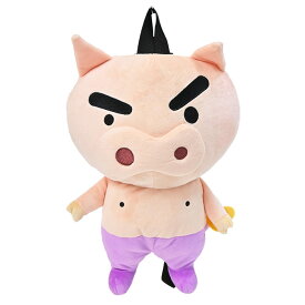 ぬいぐるみリュック クレヨンしんちゃん リュック ぬいぐるみ しんちゃん キッズ リュックサック 人形 子供 女の子 男の子 キャラクター グッズ プレゼント 誕生日 おもちゃ 小学生 シロ ぶりぶりざえもん アクション仮面 バッグ お出かけ