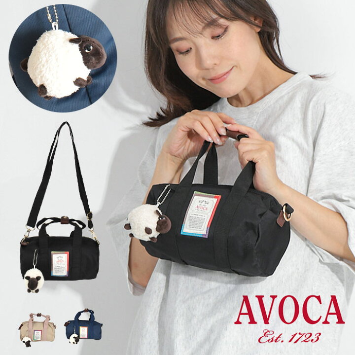 楽天市場】AVOCA ロールミニバッグ ショルダーバッグ ボストンバッグ 