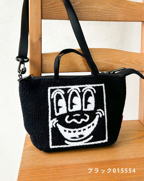 楽天市場】ショルダーバッグ Keith Haring サガラ刺繍ポシェット 