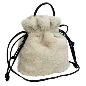 ふわふわ 巾着2WAYファーショルダー ショルダーバッグ ハンドバッグ レディース ファー ファーバッグ 巾着バッグ きんちゃく 小さめ ミニバッグ 新作 秋 冬 レオパード 人気 ころん マチ広 ポ