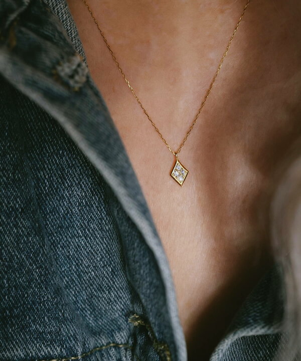 楽天市場】ダイヤモンド ネックレス K18 ゴールド 0.1ct【Diova 