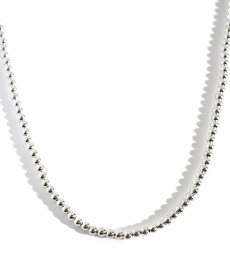 33cm シルバー925 チョーカー ネックレス 金属アレルギー 対応 【palmyla-choker パルミラ・チョーカー】 小ぶり ボールチェーン 3mm レディース シンプル 丸玉 ボール silver925 長さ33cm + 5cm ネックレス チェーン 玉 おしゃれ 大人 可愛い ギフト