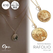 楽天市場】コイン ネックレス（金の純度K10）（ジュエリー 