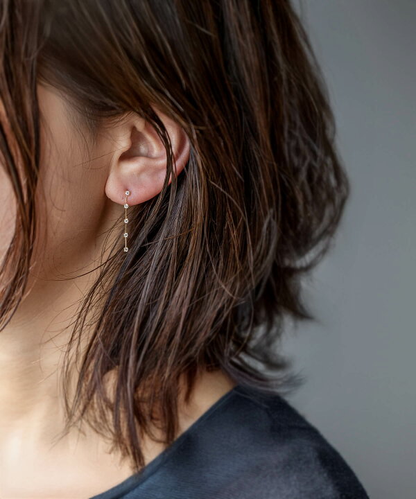 楽天市場】【甲府ブランド】 ピアス 18k 揺れる ダイヤ 【Fido フィド 