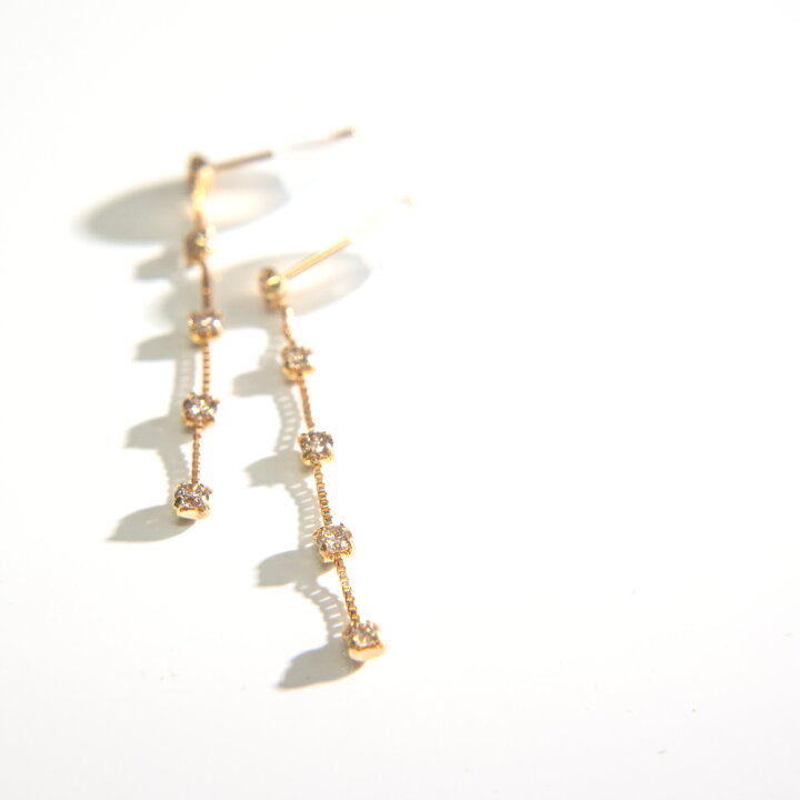楽天市場】【甲府ブランド】 ピアス 18k 揺れる ダイヤ 【Fido フィド 