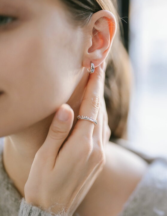 楽天市場】【1000円OFFクーポン】 フープピアス シルバー 金属 