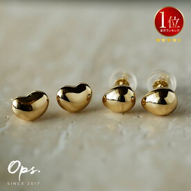 つけっぱなし ピアス ピアス 18金 レディース セカンドピアス k18 軸太 【MOLLICA-GRAND モリカ・グラン】 ポスト長め 18k 小ぶり 金属アレルギー 対応 レディース ジュエリー アクセサリー プレゼント カジュアル おしゃれ セカンドピアス シンプル ぷっくり 豆 エッグ 軽量