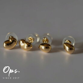 つけっぱなし ピアス シンプル 18金 レディース 小さめ 【MOLLICA モリカ】 18k k18 ピアス ゴールド 小ぶり ゴールドピアス 金属アレルギー 対応 レディース ジュエリー アクセサリー プレゼント カジュアル おしゃれ セカンドピアス シンプル ぷっくり 豆 エッグ 卵 丸