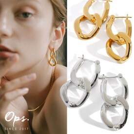 チェーン ピアス 金属アレルギー シルバー925 ゴールド 【NEVIEN ネビア】 チェーンピアス silver925 金属アレルギー 安心 大ぶり ピアス シンプル レディース 18k ピアス 揺れる 派手 個性 レトロ 大人 可愛い ピアス カジュアル フォーマル 大人 可愛い おしゃれ