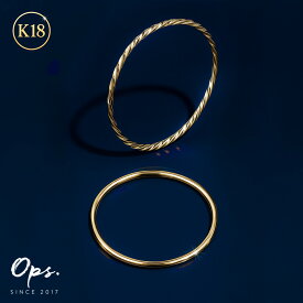 18金 K18 18k リング 細 指輪 極細リング 華奢 純金 【SILPHA シルファ】 重ね付け ピンキーリング 地金リング 18金リング レディースリング ゴールド 細い シンプル 極細 華奢 レディース リング おしゃれ かわいい