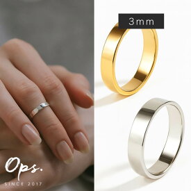 ファランジリング ミディリング シルバー925 リング シンプル 3mm 【Solone-3mm ソロネ】 シルバー ゴールド リング シルバーリング ゴールドリング 太め レディース 人差し指 指輪 おしゃれ リング ゴールド 華奢 指輪 ジュエリー アクセサリー 金属アレルギー 関節リング