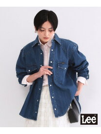 【SALE／30%OFF】【Lee別注】ウエスタンシャツデニムジャケット【洗濯機OK】 OPAQUE.CLIP オペークドットクリップ ジャケット・アウター デニムジャケット ブルー ネイビー【RBA_E】【送料無料】[Rakuten Fashion]