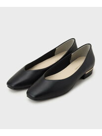【SALE／50%OFF】【生活防水/抗菌防臭加工】Vフラットパンプス OPAQUE.CLIP オペークドットクリップ シューズ・靴 パンプス ブラック ベージュ【RBA_E】[Rakuten Fashion]