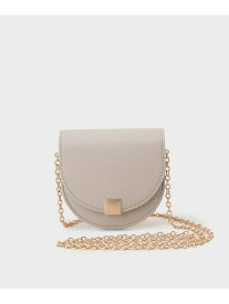 バイカラーウォレットミニショルダー OPAQUE.CLIP オペークドットクリップ バッグ ショルダーバッグ グリーン オレンジ[Rakuten Fashion]