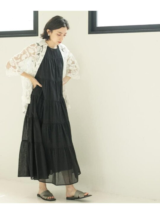 楽天市場】【SALE／40%OFF】《Can Cam掲載》ティアードマキシドレス 