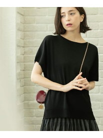【SALE／50%OFF】《6色展開/S-LLサイズ》ドルマンスリーブニット【UV/接触冷感/洗濯機洗い可/抗ピル】 OPAQUE.CLIP オペークドットクリップ トップス ニット ブルー ブラック オレンジ グリーン ブラウン【RBA_E】[Rakuten Fashion]