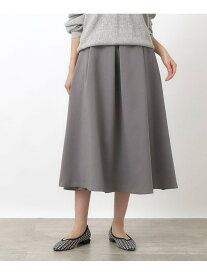 【SALE／50%OFF】≪S-LLsize≫ ウールライク タックプリーツスカート【洗濯機洗い可】 OPAQUE.CLIP オペークドットクリップ スカート その他のスカート グレー ホワイト ブラック【RBA_E】【送料無料】[Rakuten Fashion]