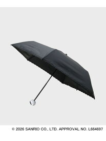 ◆【ハローキティ】晴雨兼用折りたたみ傘 OPAQUE.CLIP オペークドットクリップ ファッション雑貨 折りたたみ傘 ブラック ホワイト ベージュ【送料無料】[Rakuten Fashion]